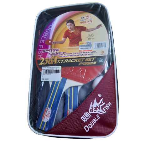 Double Fish 236A Table Tennis Racket Set